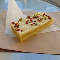 Lemon brownie at Thunberg's Kreative Hjørne in Copenhagen