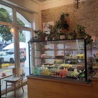 Cakes fridge at Prince Peach in Berlin