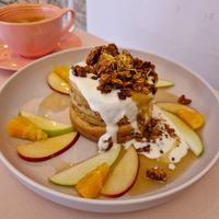 Souffle pancakes at Prince Peach in Berlin