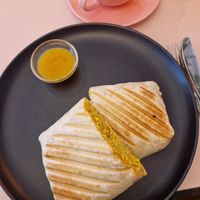 Breakfast burrito at Prince Peach in Berlin