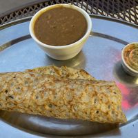 Dosa  at Annapurna's World Vegetarian Cafe in Santa Fe