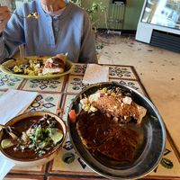   at Annapurna's World Vegetarian Cafe in Santa Fe