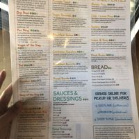 Menú 1  at Annapurna's World Vegetarian Cafe in Santa Fe