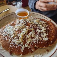 Chai Pancakes at Annapurna's World Vegetarian Cafe in Santa Fe