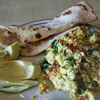 Tofu Scramble at Annapurna's World Vegetarian Cafe in Santa Fe