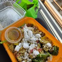 Quinoa bowl at Annapurna's World Vegetarian Cafe in Santa Fe