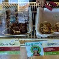 Vegan laddoos  at Annapurna's World Vegetarian Cafe in Santa Fe