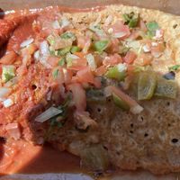 Breakfast burrito  at Annapurna's World Vegetarian Cafe in Santa Fe