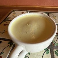 Golden milk   at Annapurna's World Vegetarian Cafe in Santa Fe
