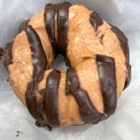 Espresso chocolate donut at Psycho Donuts in Campbell