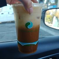 $4.25 Dirty Jack Iced: Really nice especially on a hot day. Love that they use greenware at Psycho Donuts in Campbell