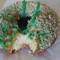 $3.00 Key Lime Pie Donut: Pretty good, not our favorite probably wouldn't order again at Psycho Donuts in Campbell