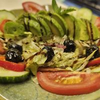 Avocado salat at Maza in Aschaffenburg