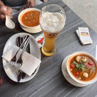  Vegan soups (don’t order the ones with coconut milk, it’s with cow milk too)   at Asian Cuisine & Sushi Bar in Rheinsberg