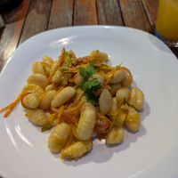 Vegetable Gnocchi at Luna De Plata in Mahahual