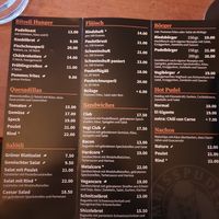 Essenskarte at Imbisspudel in Schwyz