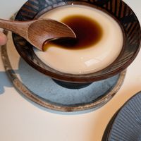 Pudding with brown sugar, very giggly at Towzen in Batam