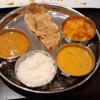 Thali, third visit, third different thali selection. Really good. at Bindi in Edinburgh