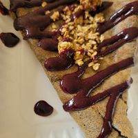 Rhubarb at Flint Crepe Company in Flint