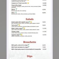 Vegetarian options (that some can be made vegan) at Ristorante Pizzeria Rosso di Sera in Rhodes