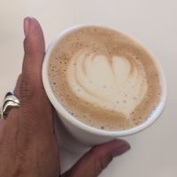 Mocha with oat milk at Aalia's in Oak Bluffs