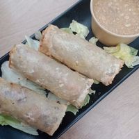 Veggie spring rolls at Pitaya in Ferney-voltaire
