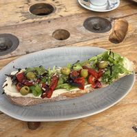 Hummus Toast  at Romero y Julieta in Lanzarote