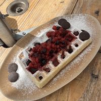 Vegane Waffeln  at Romero y Julieta in Lanzarote