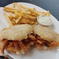 Arepas andresinas at La Huella Vegana - Food Stand in Valladolid