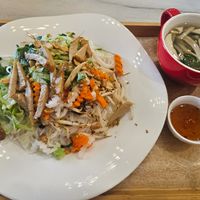 Fried Rice Noodles with Lemongrass 香茅炒米粉 NT$190 at Shàng Huì Yuè Shì Shū Shí Jiǎn Cān -上惠越式蔬食簡餐 in Kaohsiung