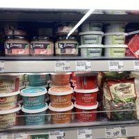 Vegan spreads  at Macrocenter in Kas