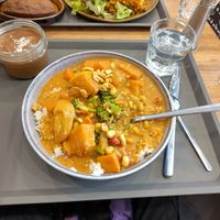 Mafé végane et mousse chocolat fleur de sel végane at Cajou in Paris