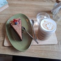 Schokomousse Brownie at Cafelina in Freising