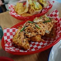 Loaded hash browns at Alterna in Birmingham