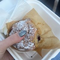 Blueberry crumble muffin  at Alterna in Birmingham