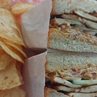 Sticky tofu sandwich at Alterna in Birmingham