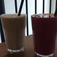 Peanut butter and Bery Milkshakes at Alterna in Birmingham