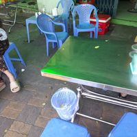 Eating area on the street at Phuoc Can in Ho Chi Minh City