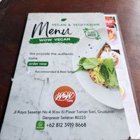  at WOW Vegan Cafe in Denpasar