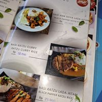 Menu with many vegan & delicious options. at WOW Vegan Cafe in Denpasar