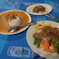 (Our favorite peanut sauce in Bali, honestly) at WOW Vegan Cafe in Denpasar