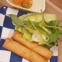 Spring rolls at Vegan Heaven in Fitzroy