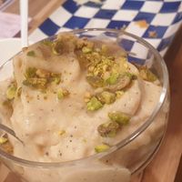 Mango, chia &  banana smoothie at Vegan Heaven in Fitzroy