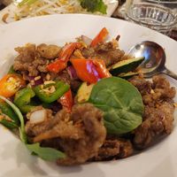 Salt and pepper mushroom at Vegan Heaven in Fitzroy