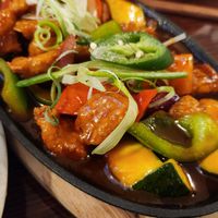 Sweet and sour pork at Vegan Heaven in Fitzroy