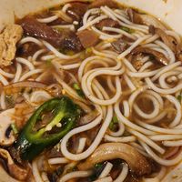 Lemongrass noodle soup at Vegan Heaven in Fitzroy