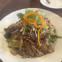 Peking duck fried rice   at Vegan Heaven in Fitzroy
