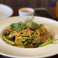 W10 Hokkien Stir-Fry (includes mock duck and Chinese broccoli )  at Vegan Heaven in Fitzroy