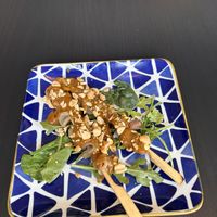 Mushroom kebab was disappointing, pricy and not very tastyy  at Vegan Heaven in Fitzroy