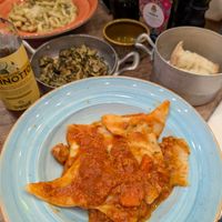 vegan ravioli (it tasted better as it looks) at Fresca Pasta Club in Milan